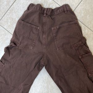 NWT. Chocolate brown Garage painters pants